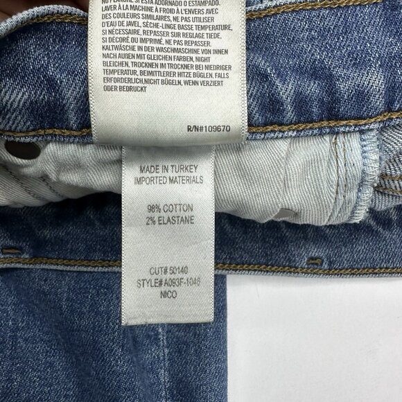 AGOLDE Women's Blue NICO High Rise Button-Fly Designer Jean W26/L26.25 - Picture 7 of 13